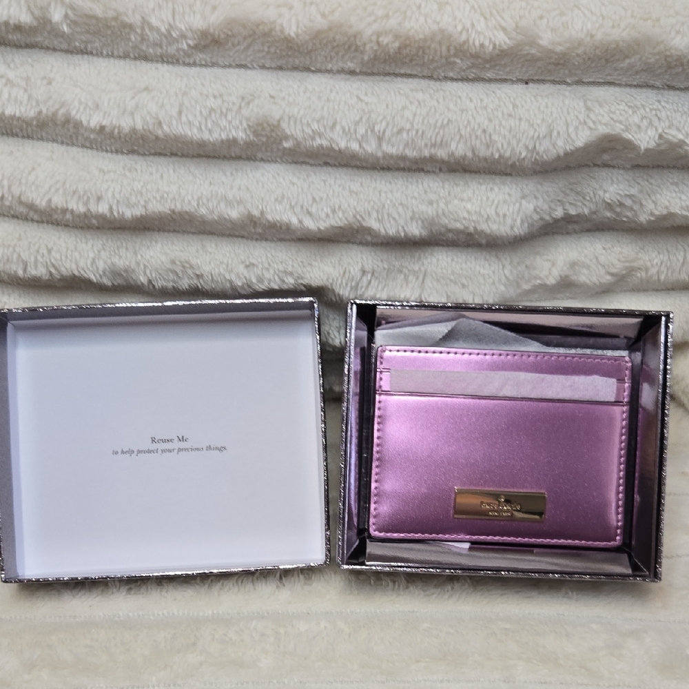 Kate Spade Purple Card Holder